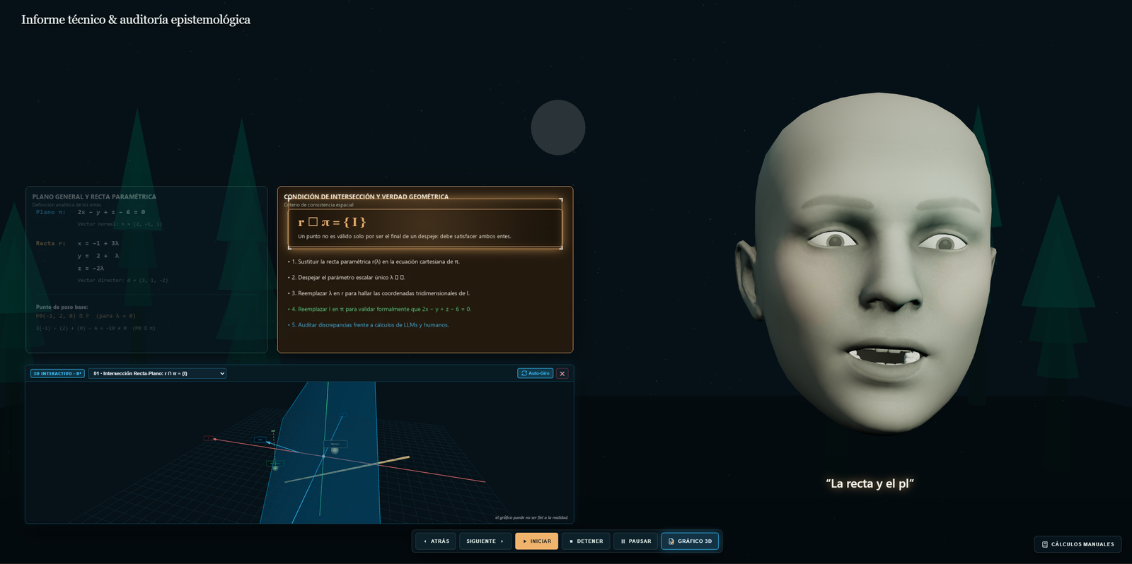 Vista previa de la experiencia web de Álgebra